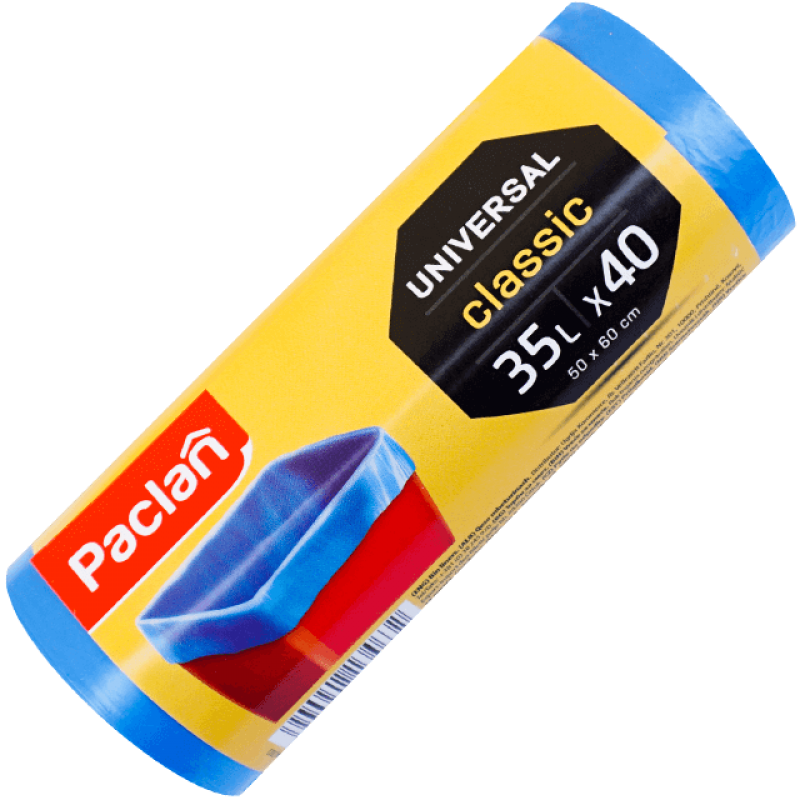 Saci menajeri 35 l albastri clasic Paclan